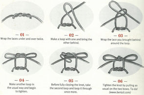 How To Tie a Windsor Shoelace Knot